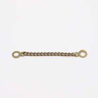 Coat hanger antique brass 8.8 cm (metal)