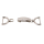 Clasp model "Yade" 25 x 68 mm silver