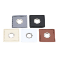 Patches with eyelet for sewing on 30mm x 30mm