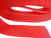 Top quality bag straps 25 mm cherry red