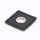 Patches with eyelet for sewing on 30mm x 30mm black