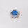 Glass head pin with foam cushion blue 0.65 x 30 mm