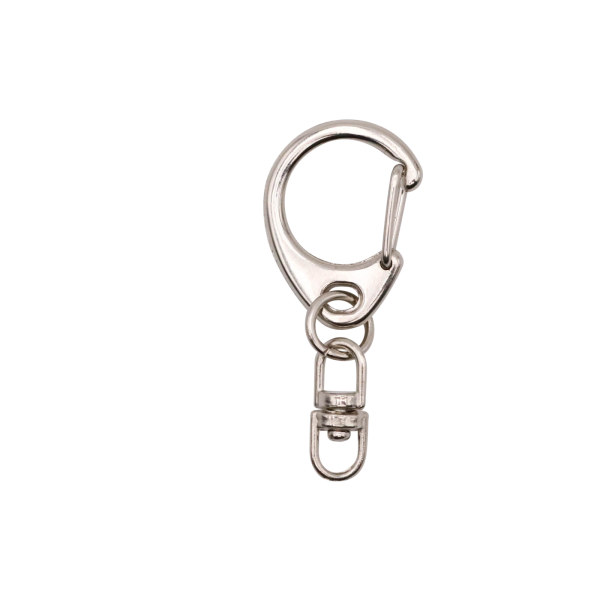 Carabiner hook with chain model "mini-gecko" 40 mm