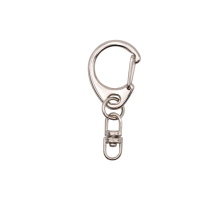 Carabiner hook with chain model "mini-gecko" 40 mm