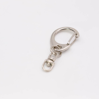 Carabiner hook with chain model "mini-gecko" 40 mm