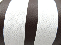 Bra strap elastic band 21mm wide white