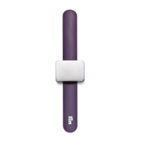 Prym magnetic pincushion with silicone strap, plum blue