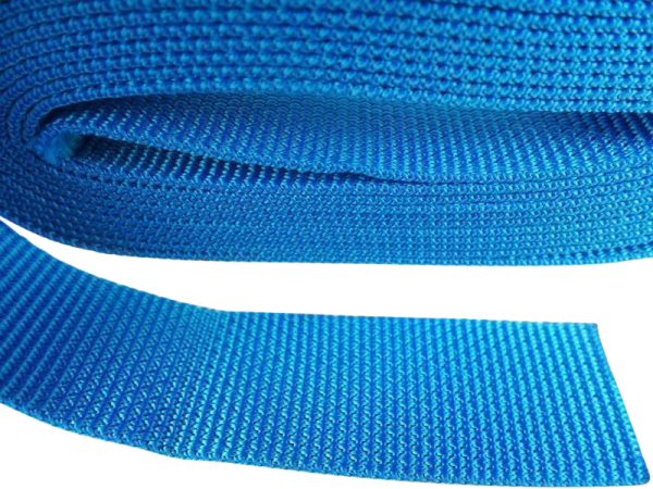 Top quality bag straps 25 mm medium blue
