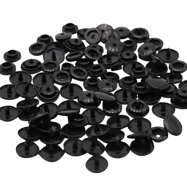 Original Kam-Snap press fasteners 25 pieces black