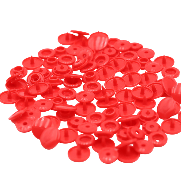Original Kam-Snap-Druckknöpfe 25 Stück rot