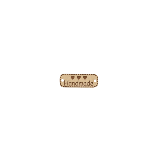 Patches "Handmade" to sew on skin color