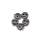 4 x cord stoppers 2-hole with extra eyelet - for cords up to 3.5 mm Ø