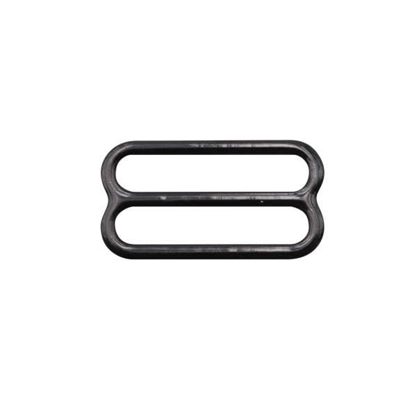 10x slider regulator for corsetry - elastic bands 20 mm black