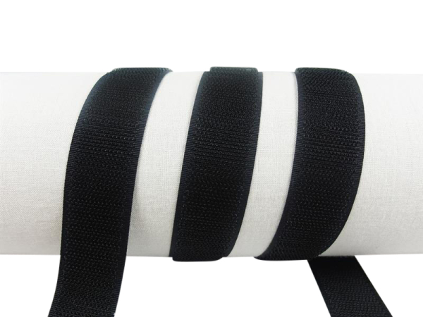 Klettband-Klettseite zum Aufnähen 40 mm schwarz