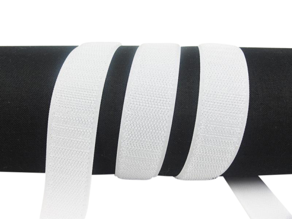 Velcro side for sewing on 40 mm white