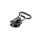 Taschenzipper für Metallverzahnung Zipper Nr. 5 Modell "LOOP" Schlaufendurchzug - ca. 12 mm platin