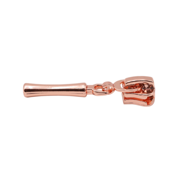 Delrin VISLON Zipper für 6 mm Kunststoffverzahnung Nr. 5 Modell "LEE" roségold
