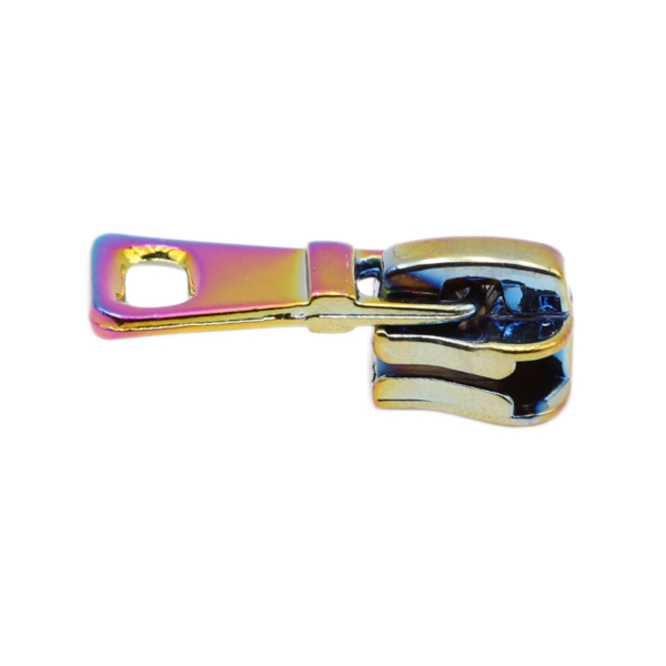 Delrin VISLON Zipper for 6 mm plastic teeth No. 5 model "TAP" rainbow