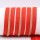 Endlos- Reißverschlüsse Modell "Brilliant" Nr. 7  mit roségoldener Spirale rot