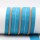 Endless zippers model "Brilliant" No. 7 with rose gold spiral turquoise