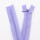 Seam-covered zippers 25 cm light lilac
