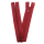 Seam-covered zippers 25 cm burgundy red