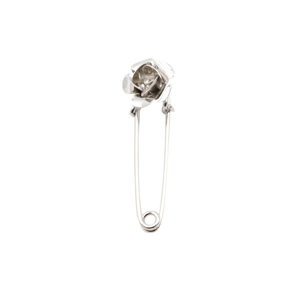 Kilt - Sicherheitsnadeln Modell "Rose" 54 mm x 16 mm x 14 mm silber