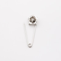 Kilt - Sicherheitsnadeln Modell "Rose" 54 mm x 16 mm x 14 mm silber
