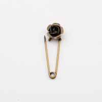 Kilt - Sicherheitsnadeln Modell "Rose" 54 mm x 16 mm x 14 mm altmessing