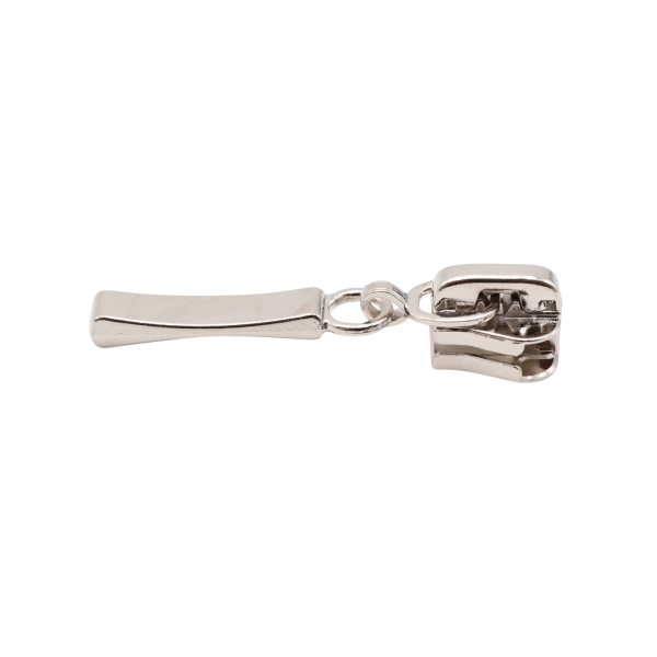 Delrin VISLON Zipper for 6 mm zippers model “TAN-Ergo” silver