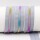 Endlos- Reißverschlüsse Modell "Brilliant" Nr. 7 / mit metallisierte Regenbogen Spirale hellgrau-regenbogen