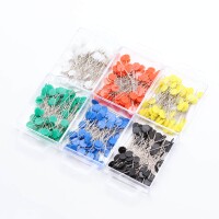 Flower head pins quilt pack of 100 54 x 0.58mm