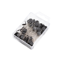 Flower head pins Quilt pack of 100 54 x 0.58mm black
