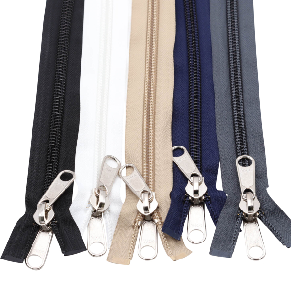 YKK tent zipper spiral divisible with 2 double sliders 3 m