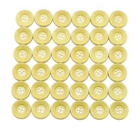 Buttons set of 36 TOP offer Ø 22 mm mustard-yellow