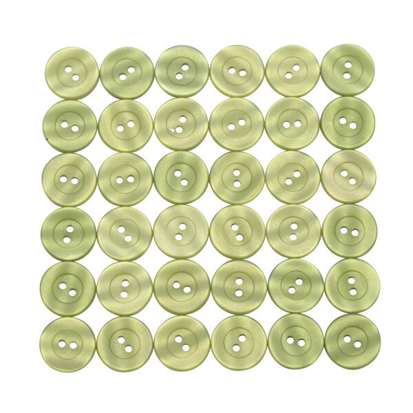 Buttons set of 36 TOP offer Ø 18 mm emerald green