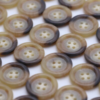 Buttons set of 36 TOP offer Ø 20 mm beige-brown