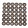 Buttons set of 36 TOP offer Ø 15 mm grey-beige