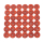 Buttons set of 36 TOP offer Ø 21 mm rust orange