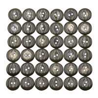 Buttons set of 36 TOP offer Ø 12 mm mother-of-pearl-emerald