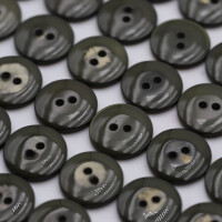 Buttons set of 36 TOP offer Ø 12 mm mother-of-pearl-emerald