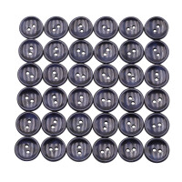 Buttons set of 36 TOP offer Ø 15 mm navy blue