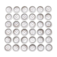 Knöpfe 36er Set TOP-Angebot Ø 15 mm silber