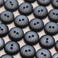 Buttons set of 36 TOP offer Ø 15 mm grey-blue