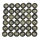 Buttons set of 36 TOP offer Ø 16 mm green-black