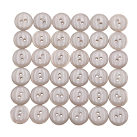 Knöpfe 36er Set TOP-Angebot Ø 15 mm grau