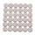 Buttons set of 36 TOP offer Ø 15 mm gray