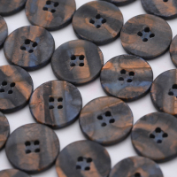 Buttons set of 36 TOP offer Ø 21 mm brown-blue
