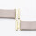 Clasps/buckle 5x for bras and bikinis 20 mm gold