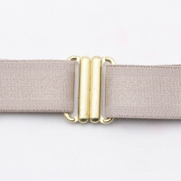 Clasps/buckles 5x for bras and bikinis 15 mm gold
